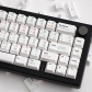 Programmer White 104+35 PBT Dye-subbed Keycap Set Cherry Profile Compatible with ANSI Mechanical Gaming Keyboard